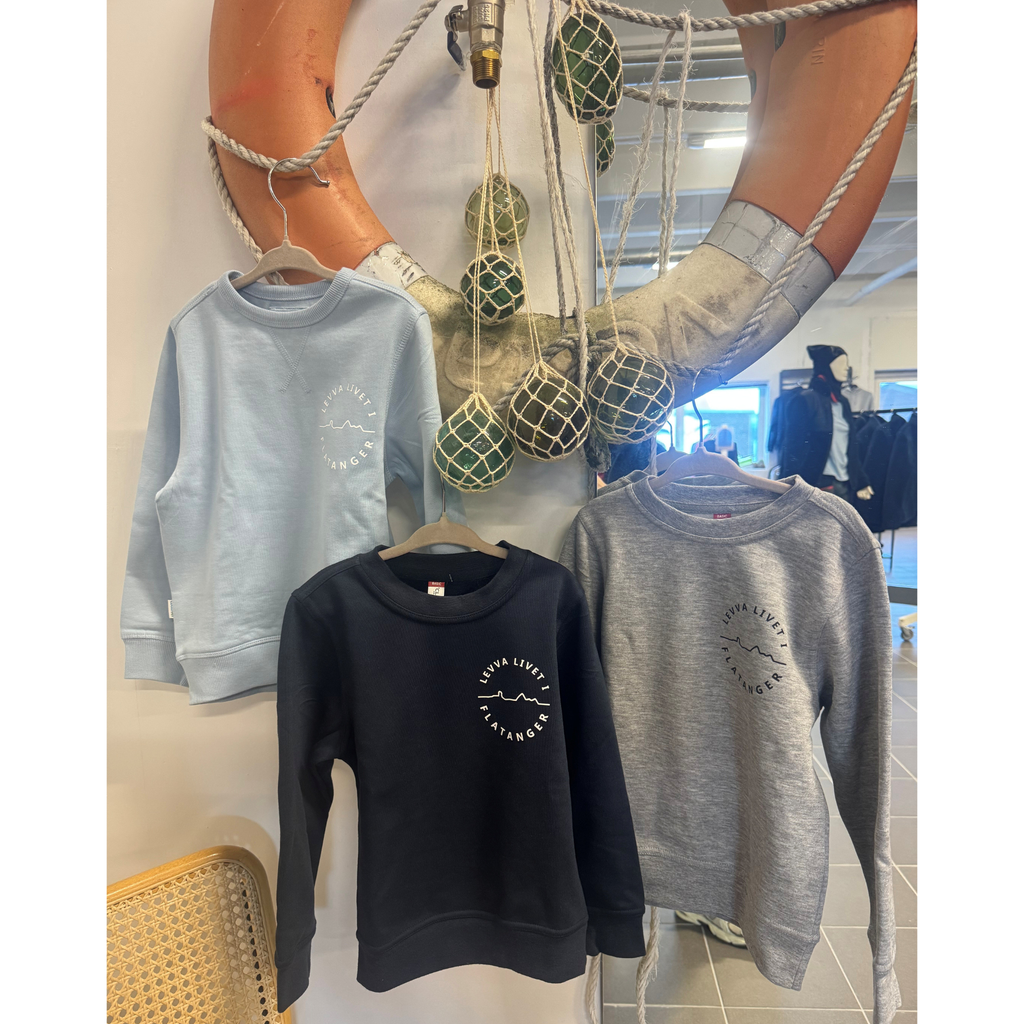 Levva Livet i Flatanger college genser Barn