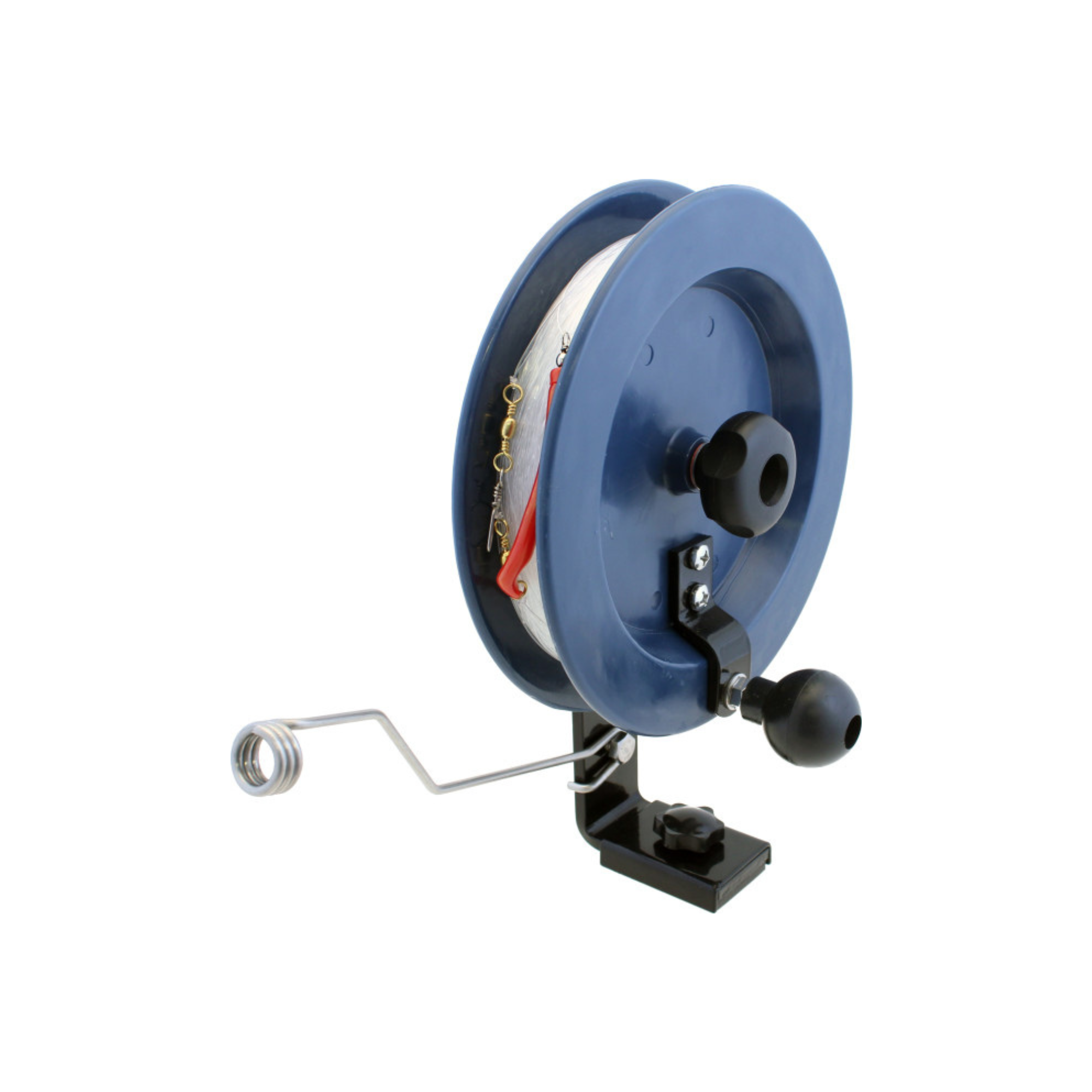 1852 Fiskehjul m/kroker og 200 m snøre