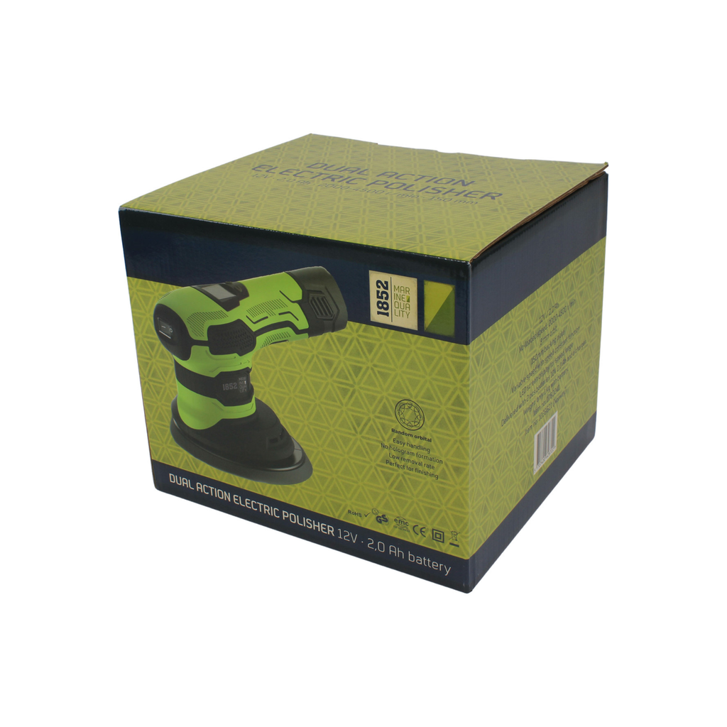 1852 Batteridrevet poleringsmaskin 12V m/2 batterier