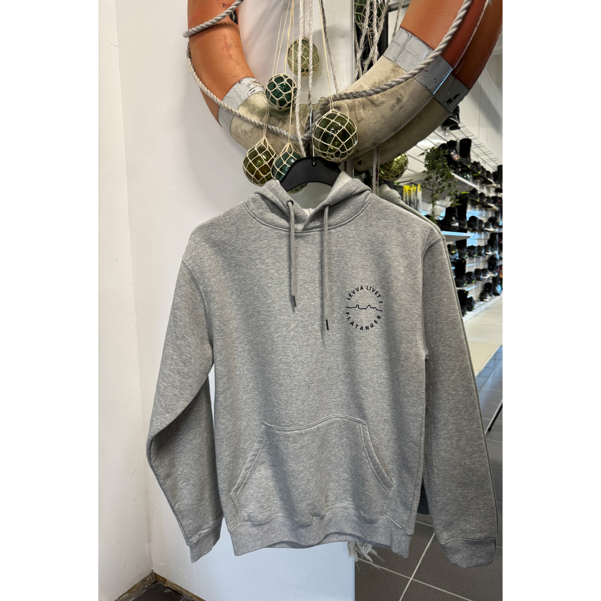 Levva livet i Flatanger hettegenser Unisex